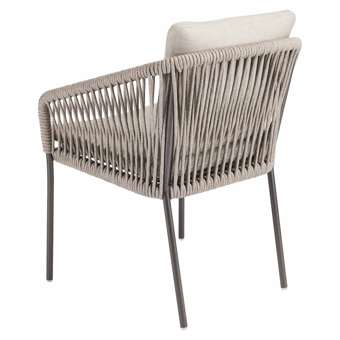 Stern Marla Stapelsessel Aluminium mit Sitz- und Rückenkissen