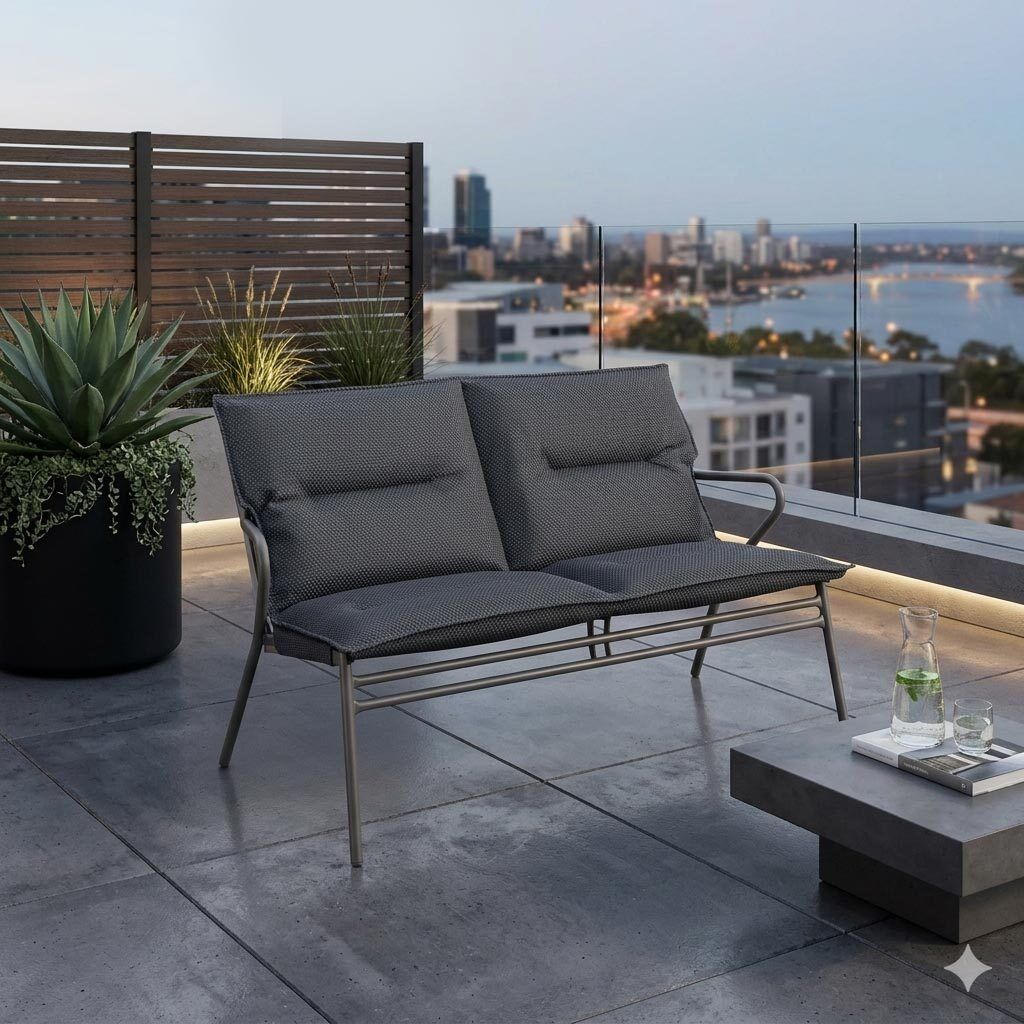Lafuma Vence Gartenloungesofa Stahl/BeComfort