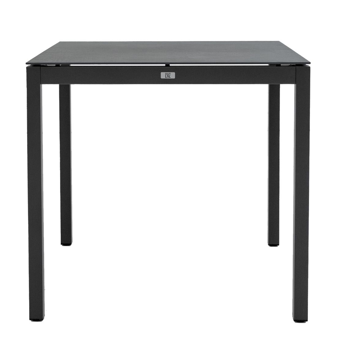 OUTLIV. Mia Gartentisch 80x80cm Aluminium/Keramik