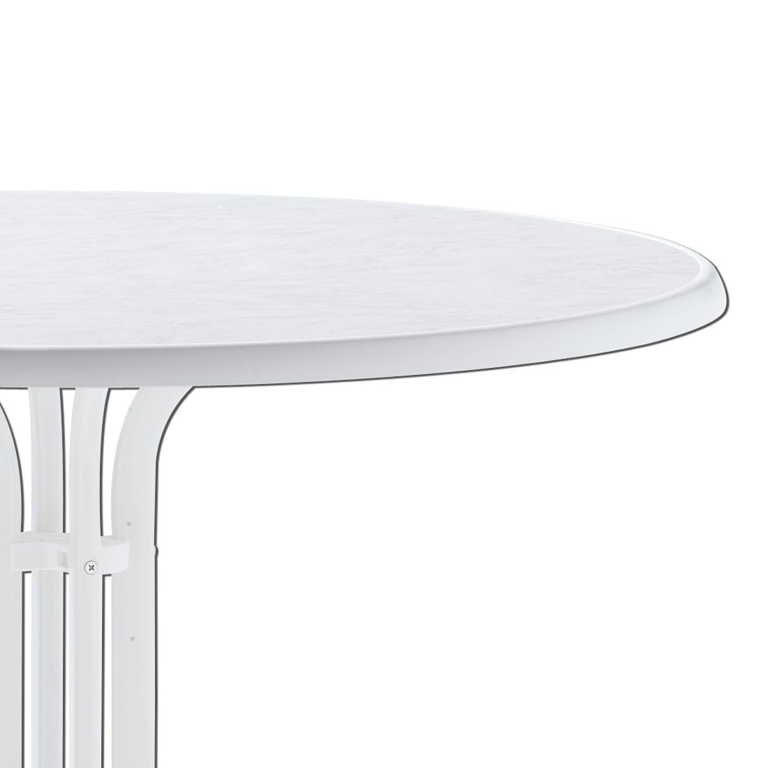 Sieger Boulevard Klapptisch Ø100 cm Stahl/Mecalit