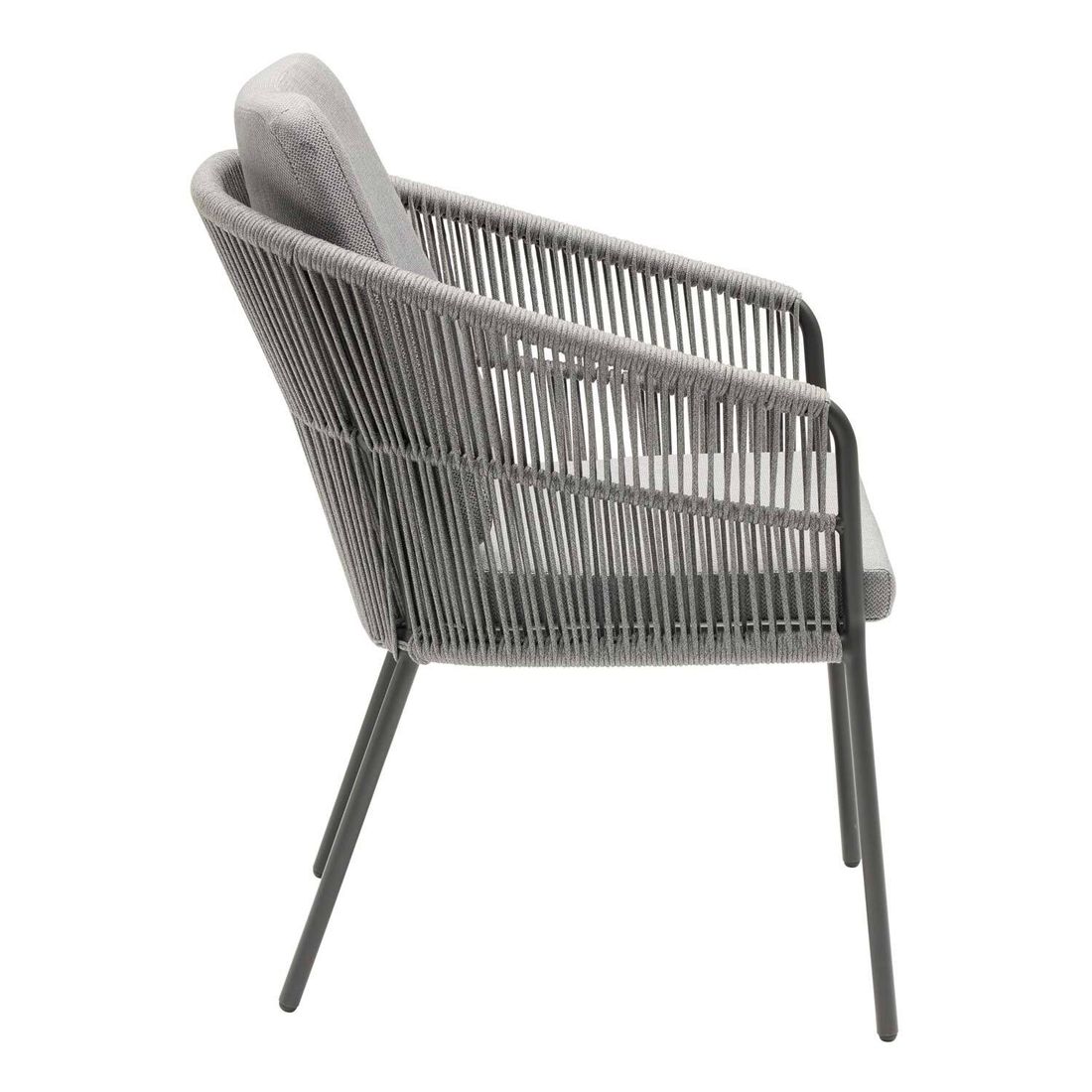 LC Garden Covo Stapelsessel Aluminium mit Sitz- und Rückenkissen