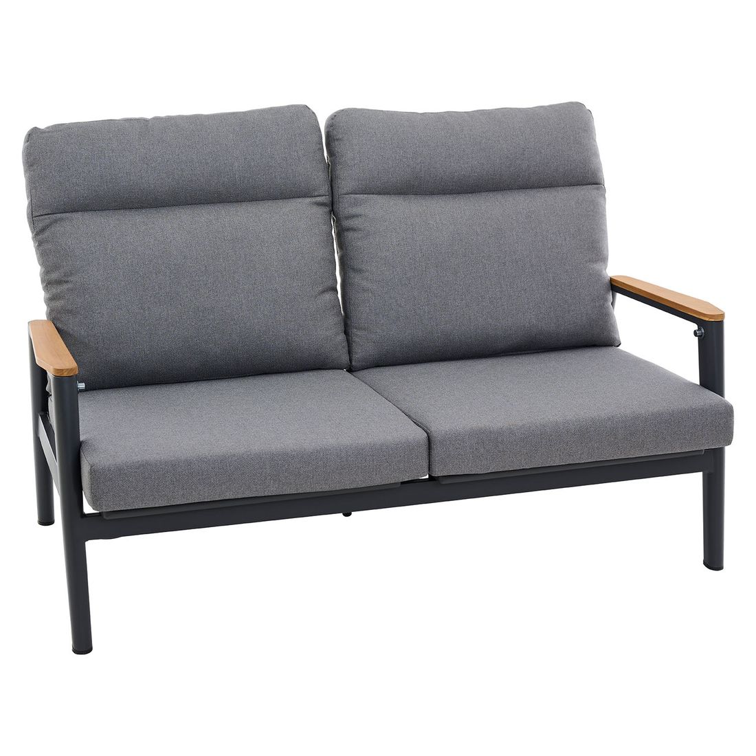 Siena Garden Cortina Gartenloungesofa verstellbar Aluminium/Rope/Polypropylen