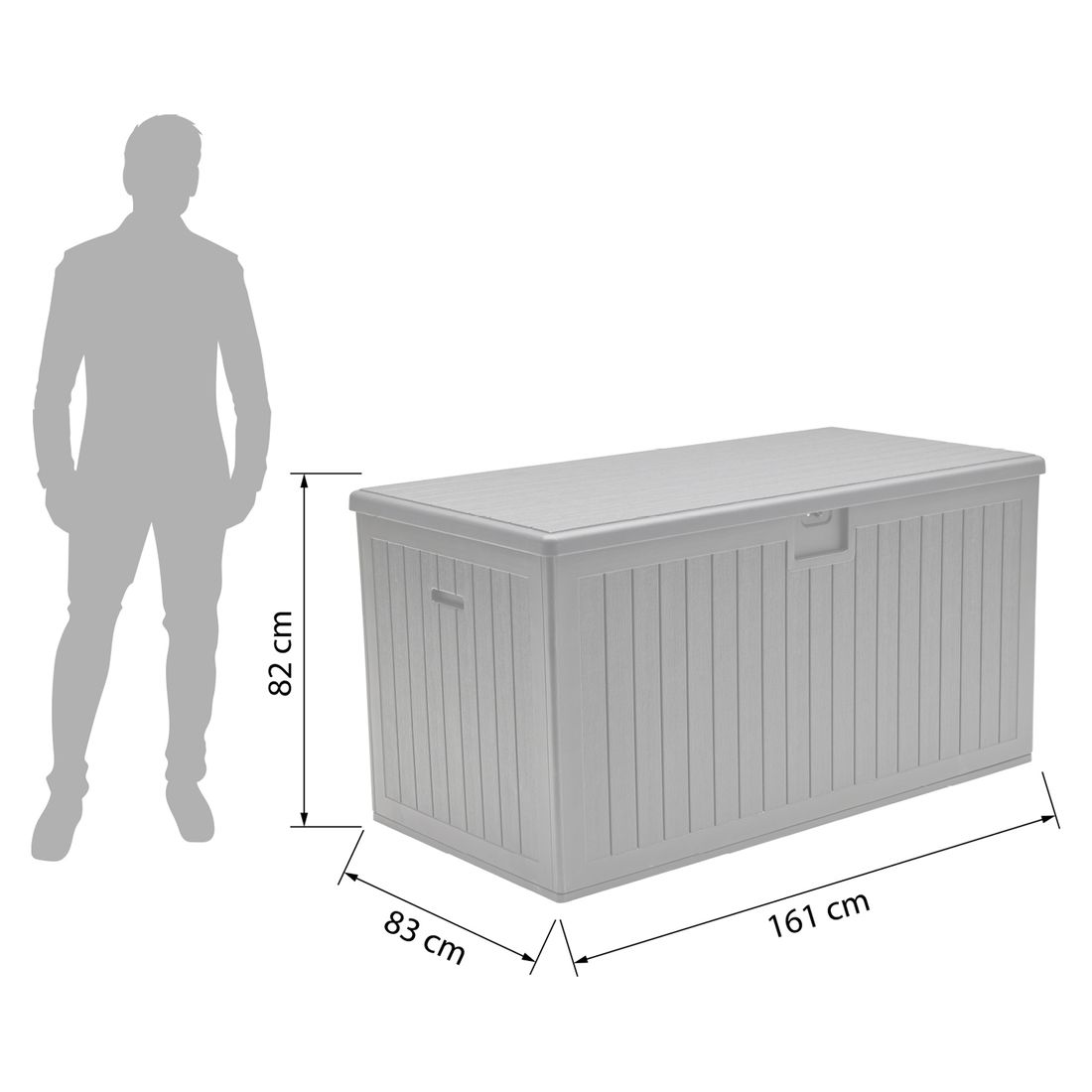 LC Garden Velio Gartenbox Kunststoff