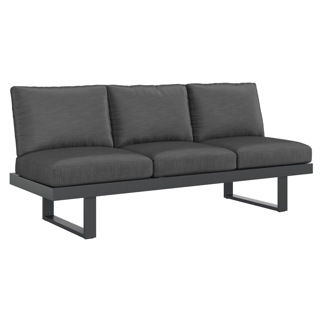 OUTLIV. Atlanta Diningsofa verstellbar Aluminium/Olefin