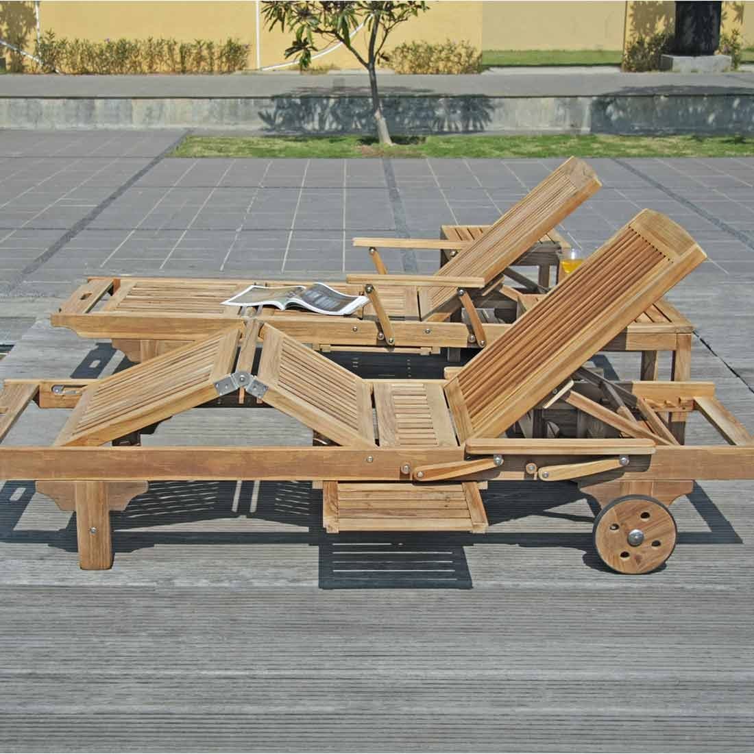 Zebra Mentor Gartenliege Teak