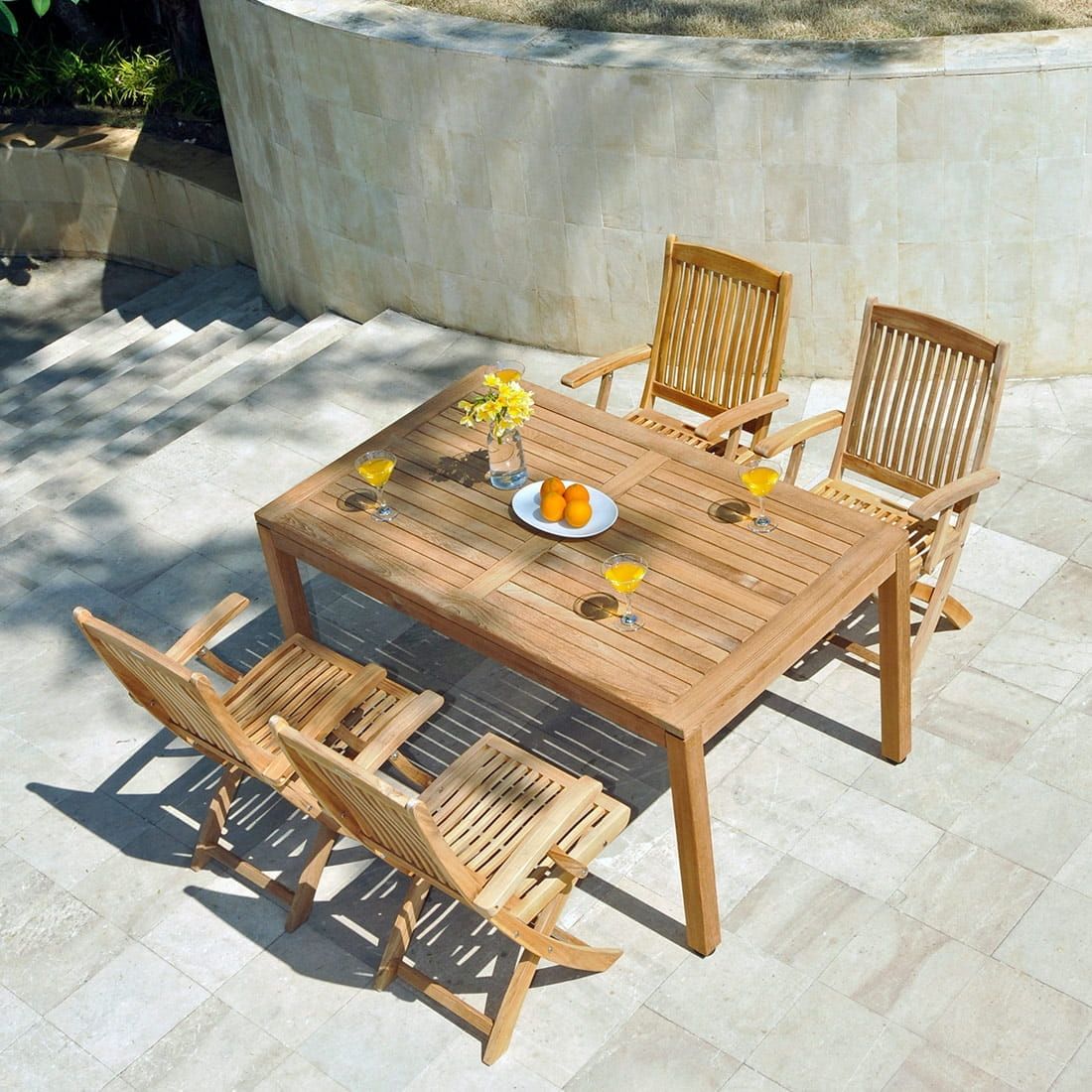 Zebra Bali Klappsessel Teak