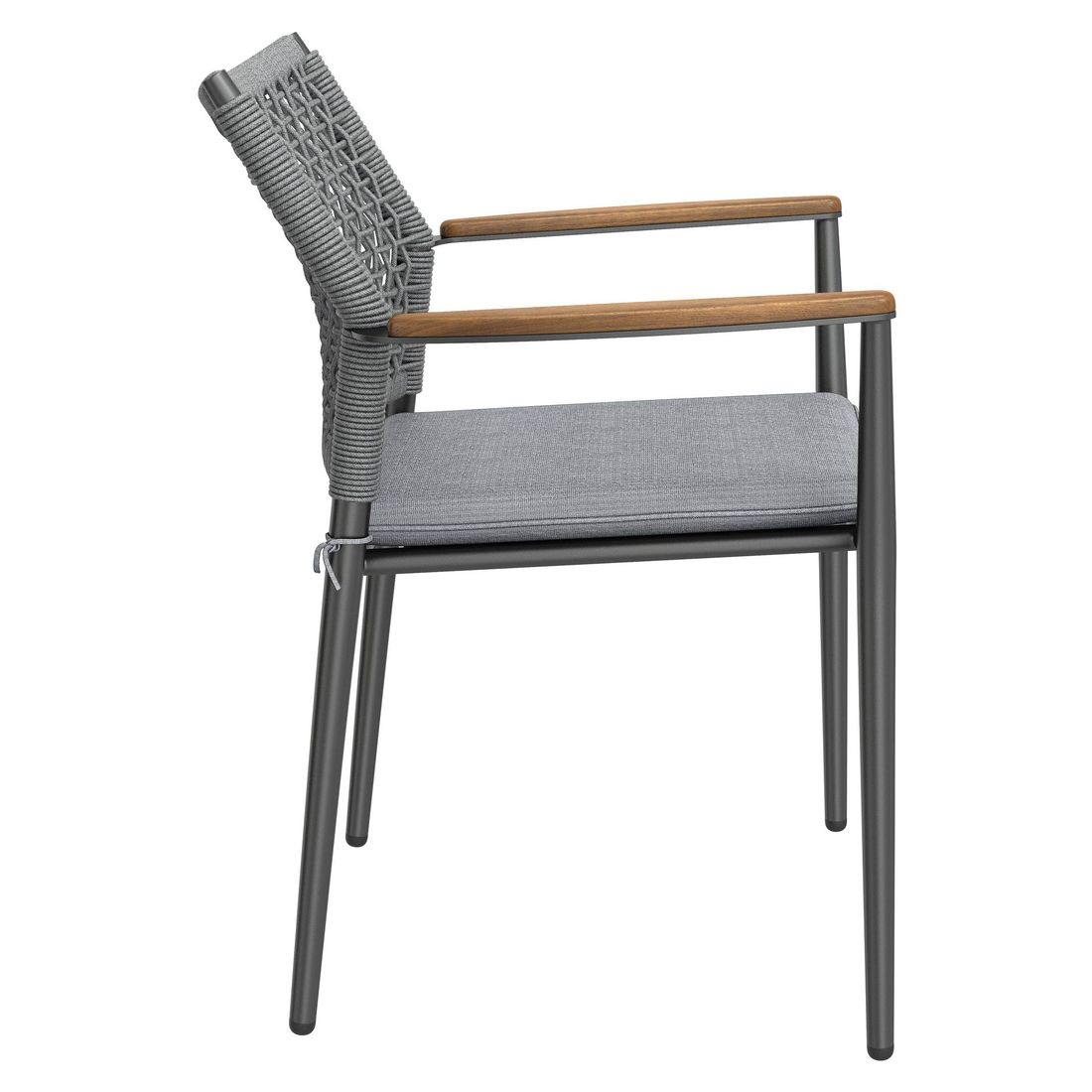 OUTLIV. Aruba Stapelsessel Aluminium mit Sitzkissen