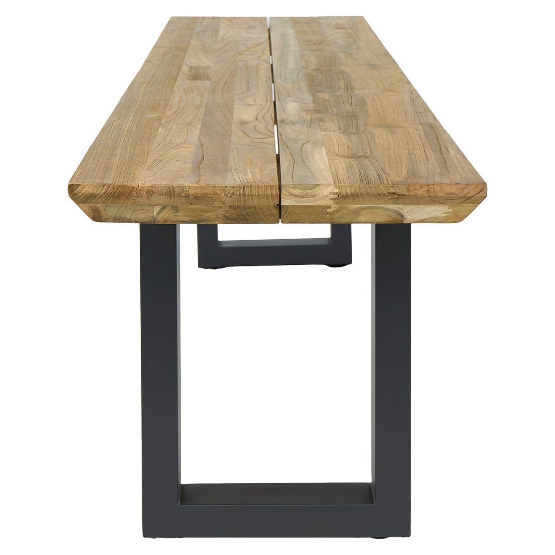 OUTLIV. Negara Gartenbank 220cm Edelstahl/Teak recycelt