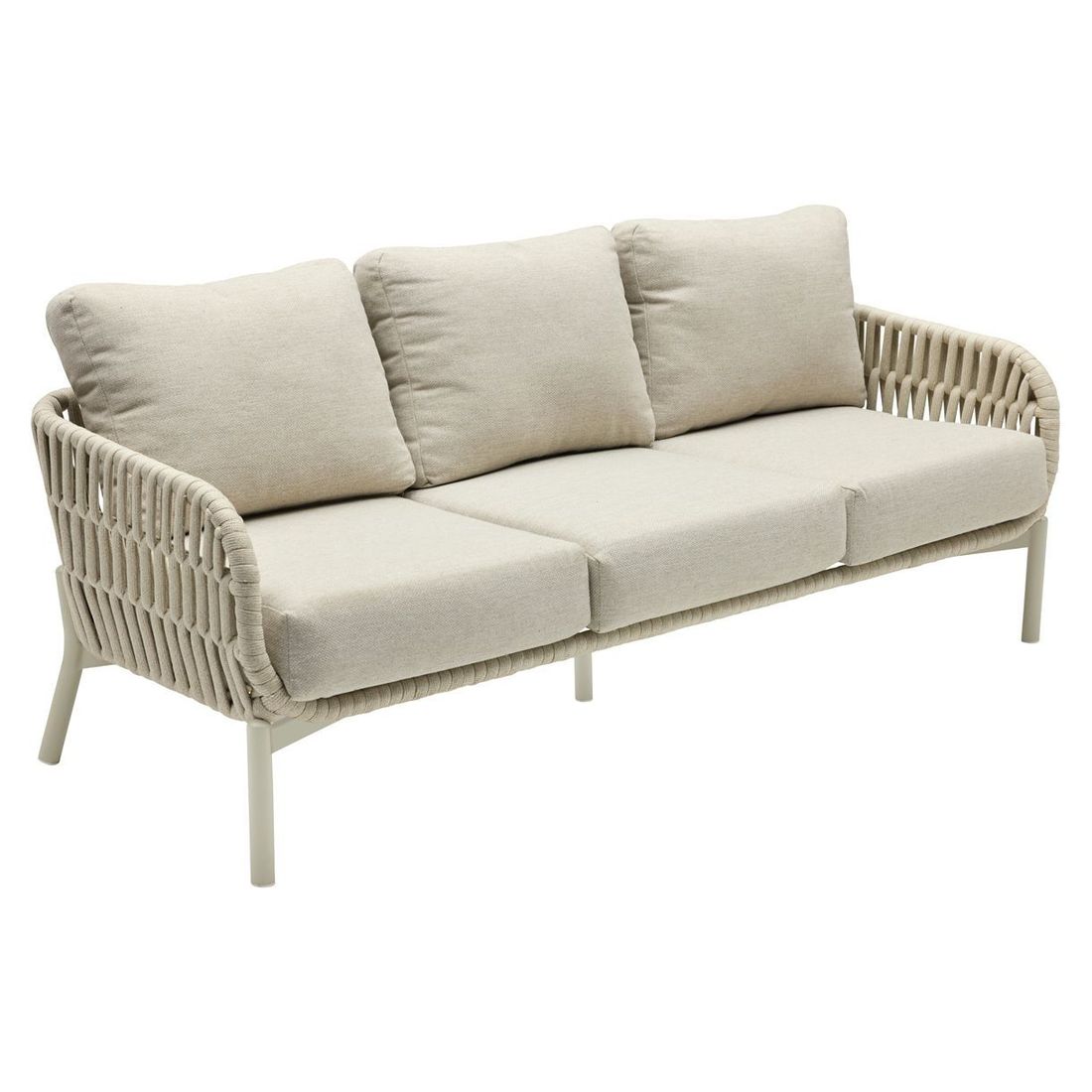 LC Garden Terano Low Dining Dininglounge Tisch 180x90cm Aluminium/Rope/Olefin