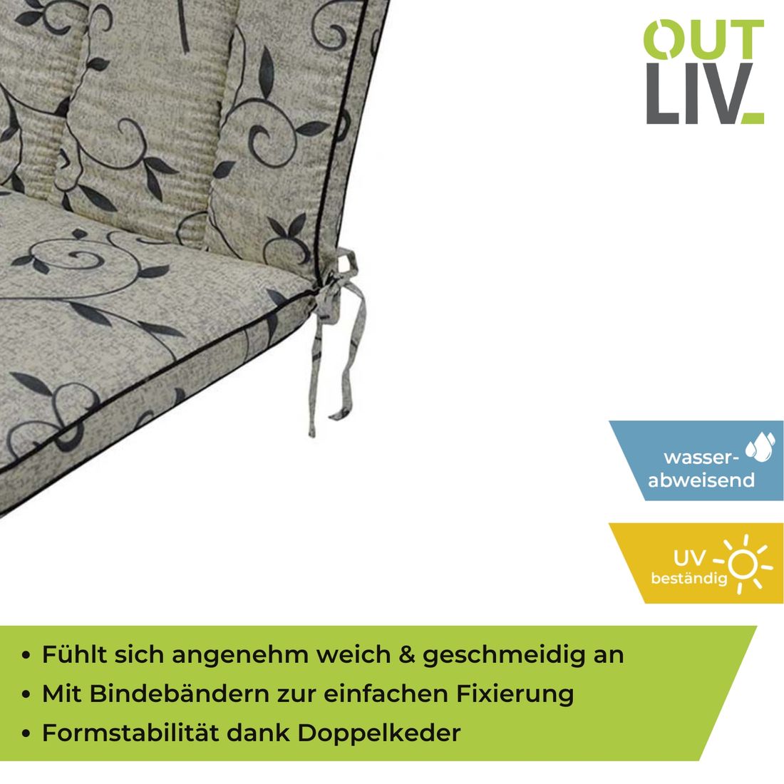 OUTLIV. Romeo Elegance Liegenauflage 190x60x5cm