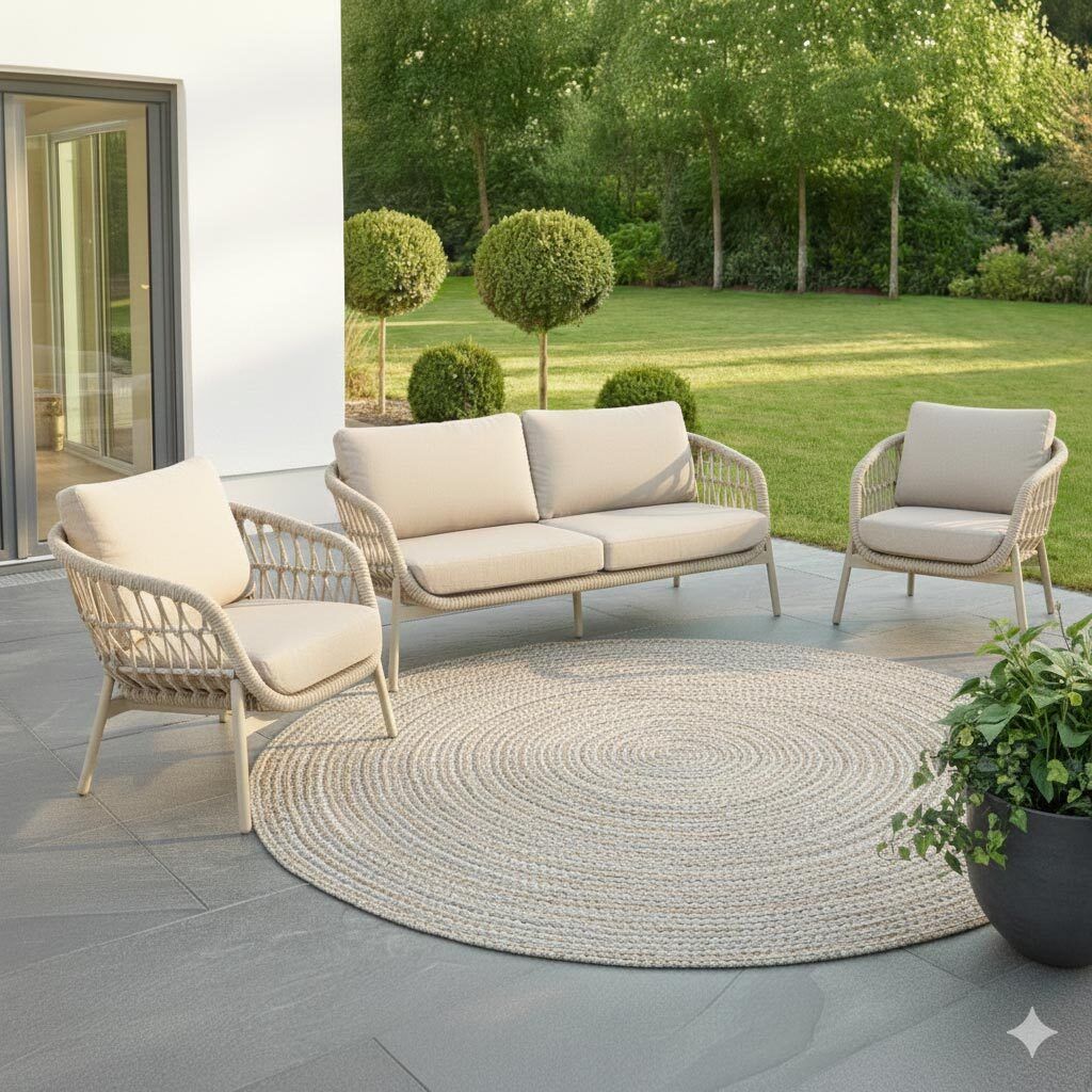 LC Garden Bari Loungeset Aluminium/Rope/Olefin