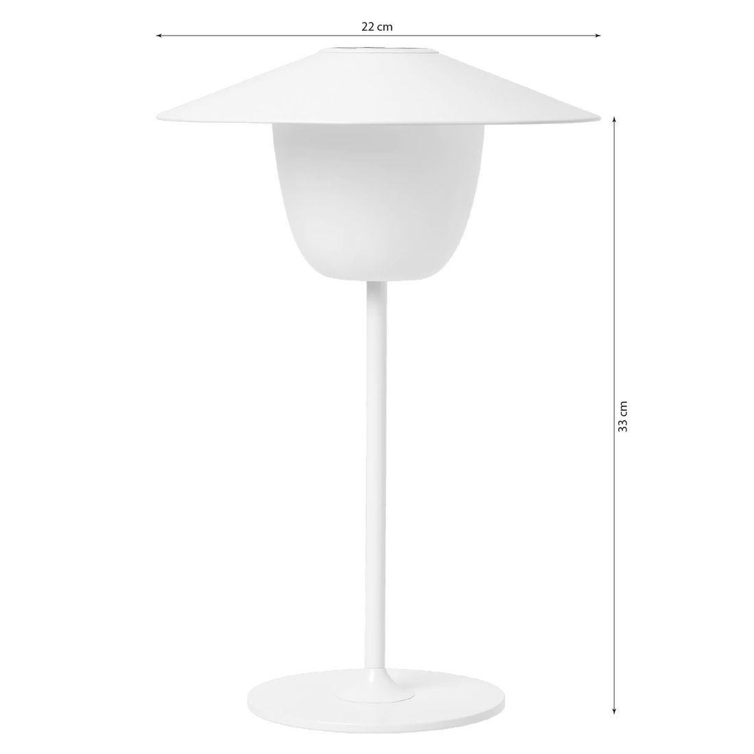 Blomus Ani Lamp Mobile LED-Leuchte Aluminium