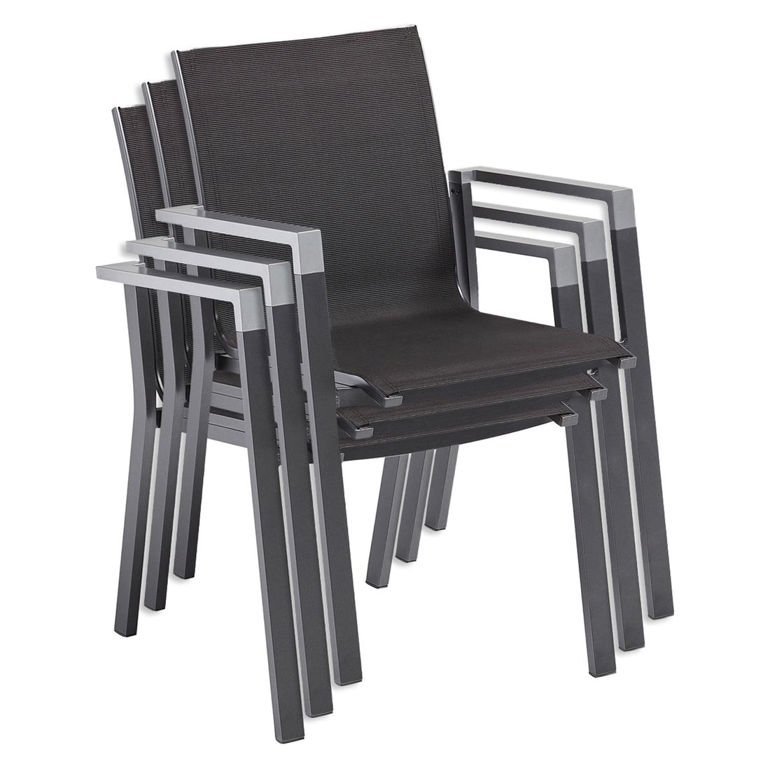 Kettler Rasmus Stapelsessel Aluminium/Outdoorgewebe