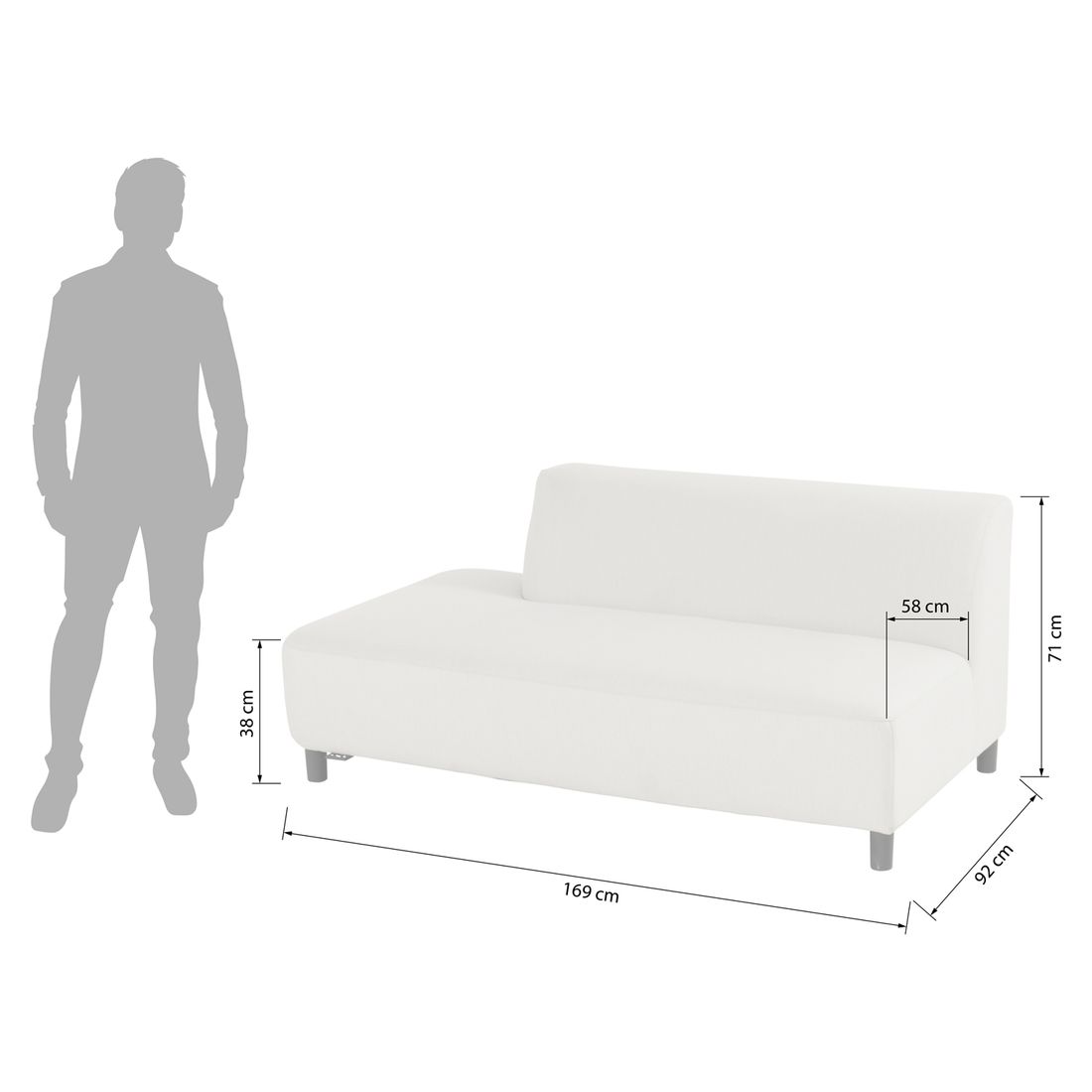 Hartman Sit & Heat Monaco Ecklounge inkl. Loungetische Aluminium/Sunbrella