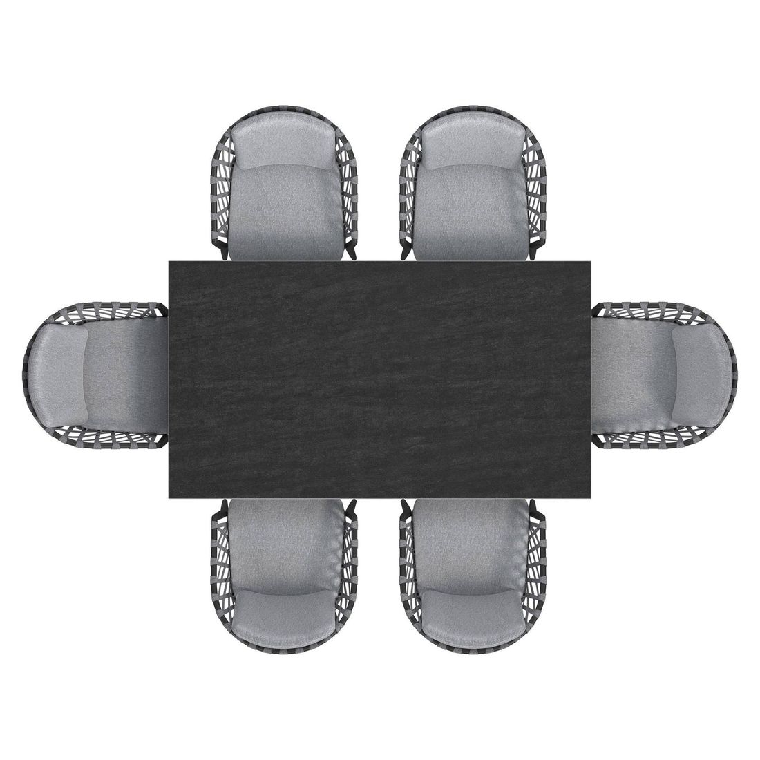 OUTLIV. Cairns Gartenmöbel-Set Tisch 160x90 cm