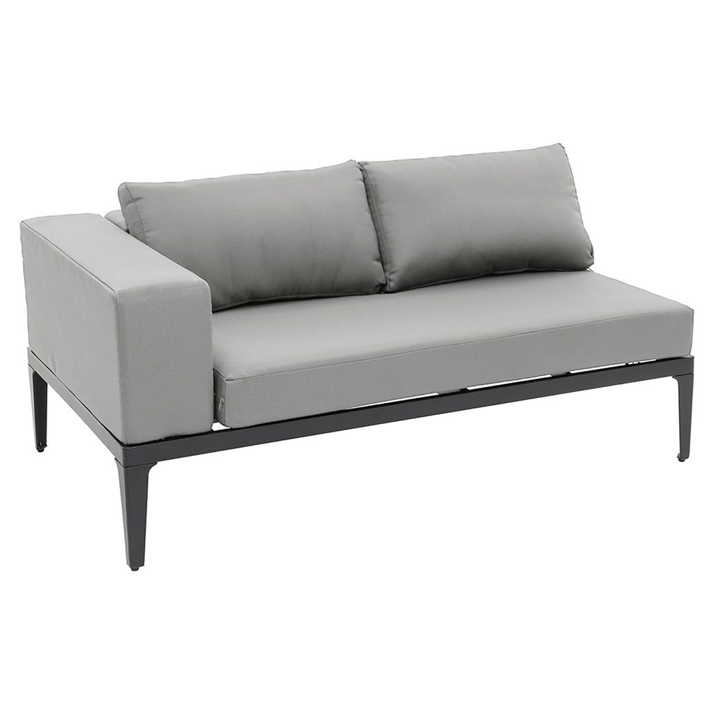OUTLIV. Bern Ecklounge inkl. Loungetisch Aluminium/Olefin