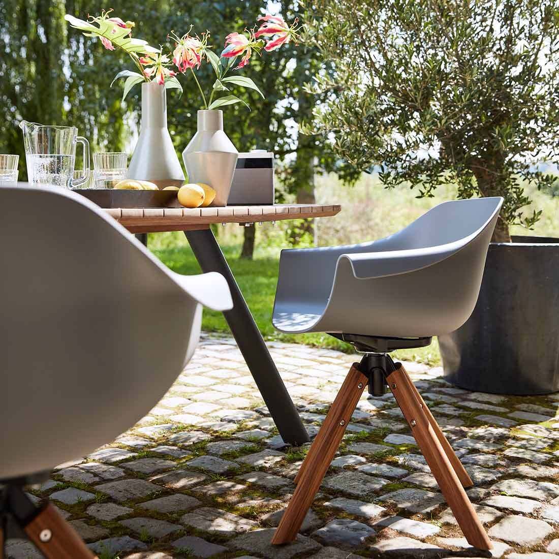Musterring Stockholm Gartenmöbel-Set L (6 Plätze) Tisch 200x95cm