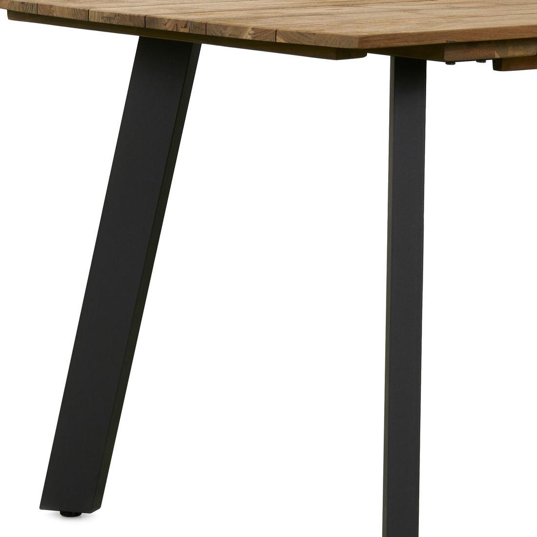 OUTLIV. Ohio II Gartentisch Aluminium/Teak recycelt