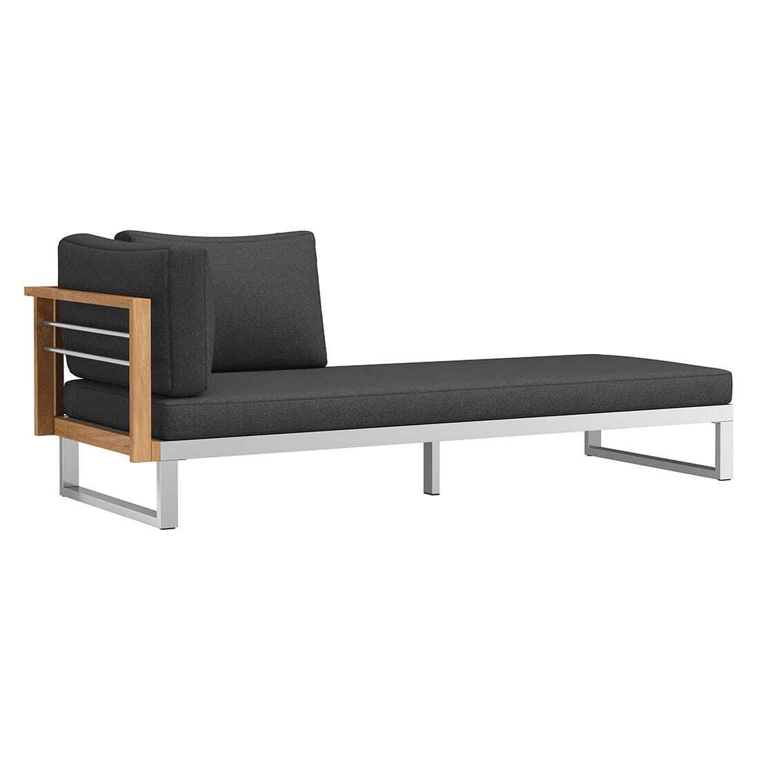 OUTLIV. Hawaii Ecklounge inkl. Loungetisch Edelstahl/Spun Polyester