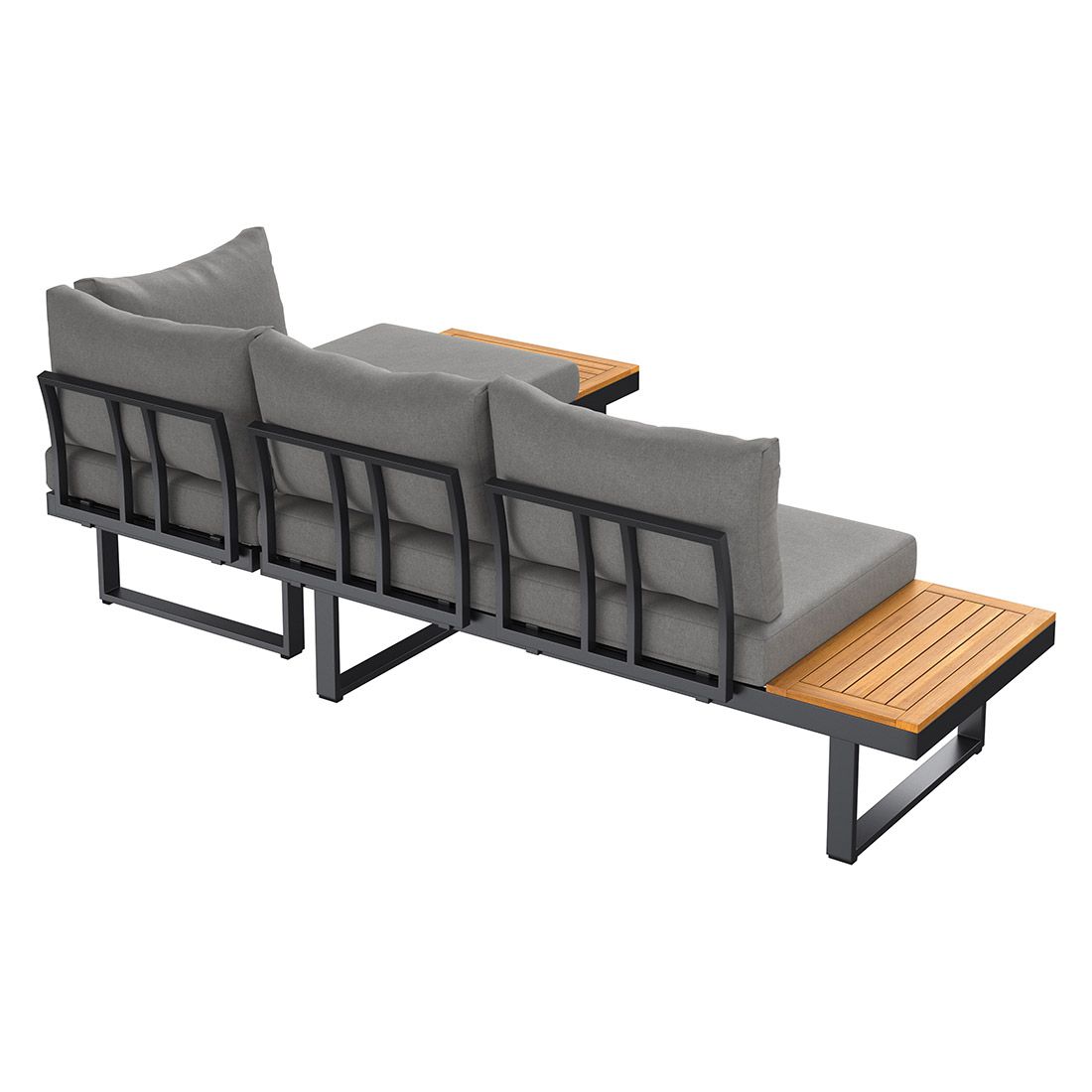 OUTLIV. Alpha Ecklounge inkl. Loungetisch Aluminium/Polyester