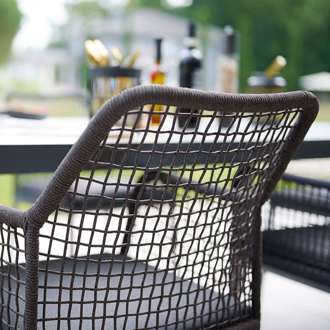 Sieger Malta Gartensessel Aluminium mit Sitzkissen