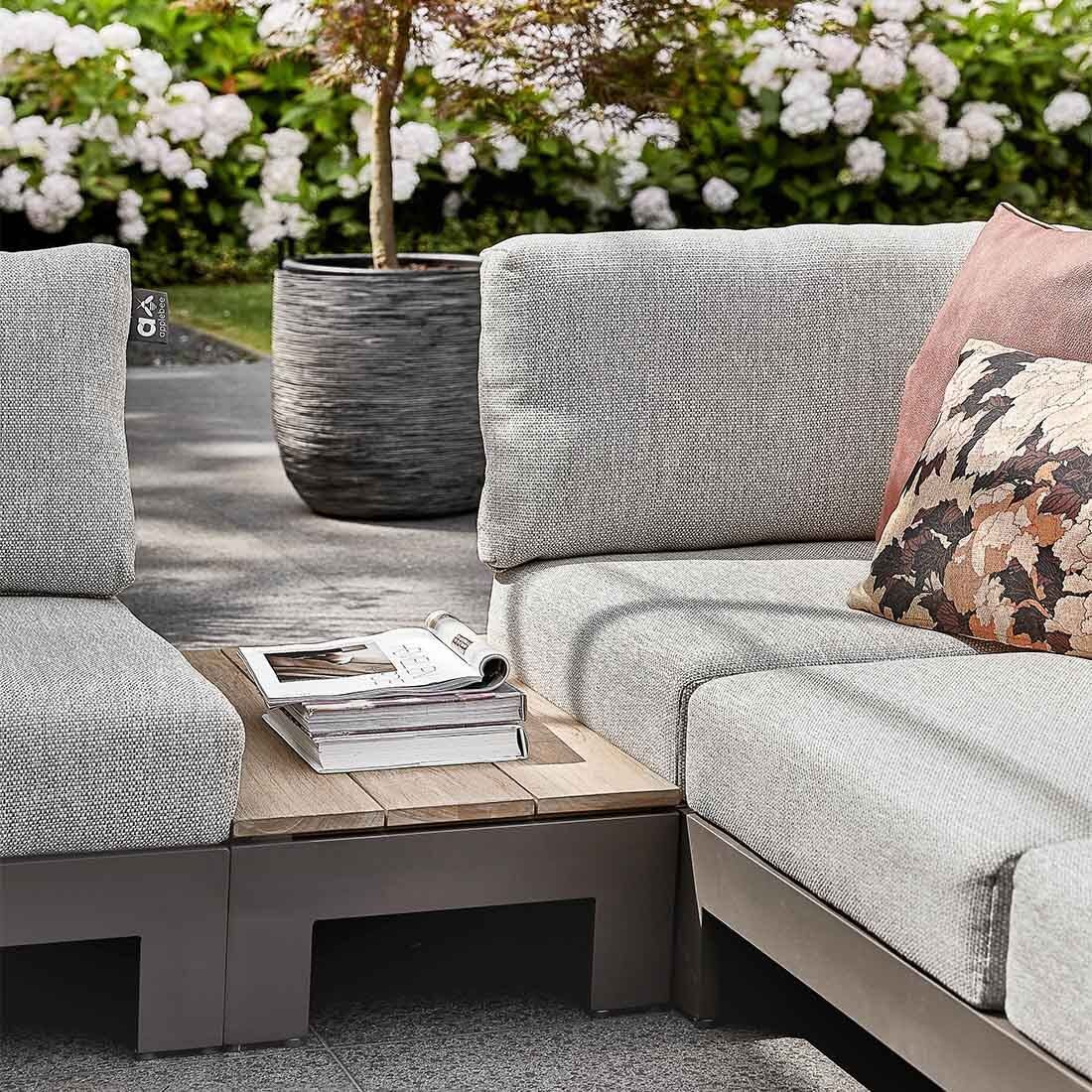 Apple Bee Sticks & More Ecklounge inkl. Loungetische Aluminium/Bee Wett