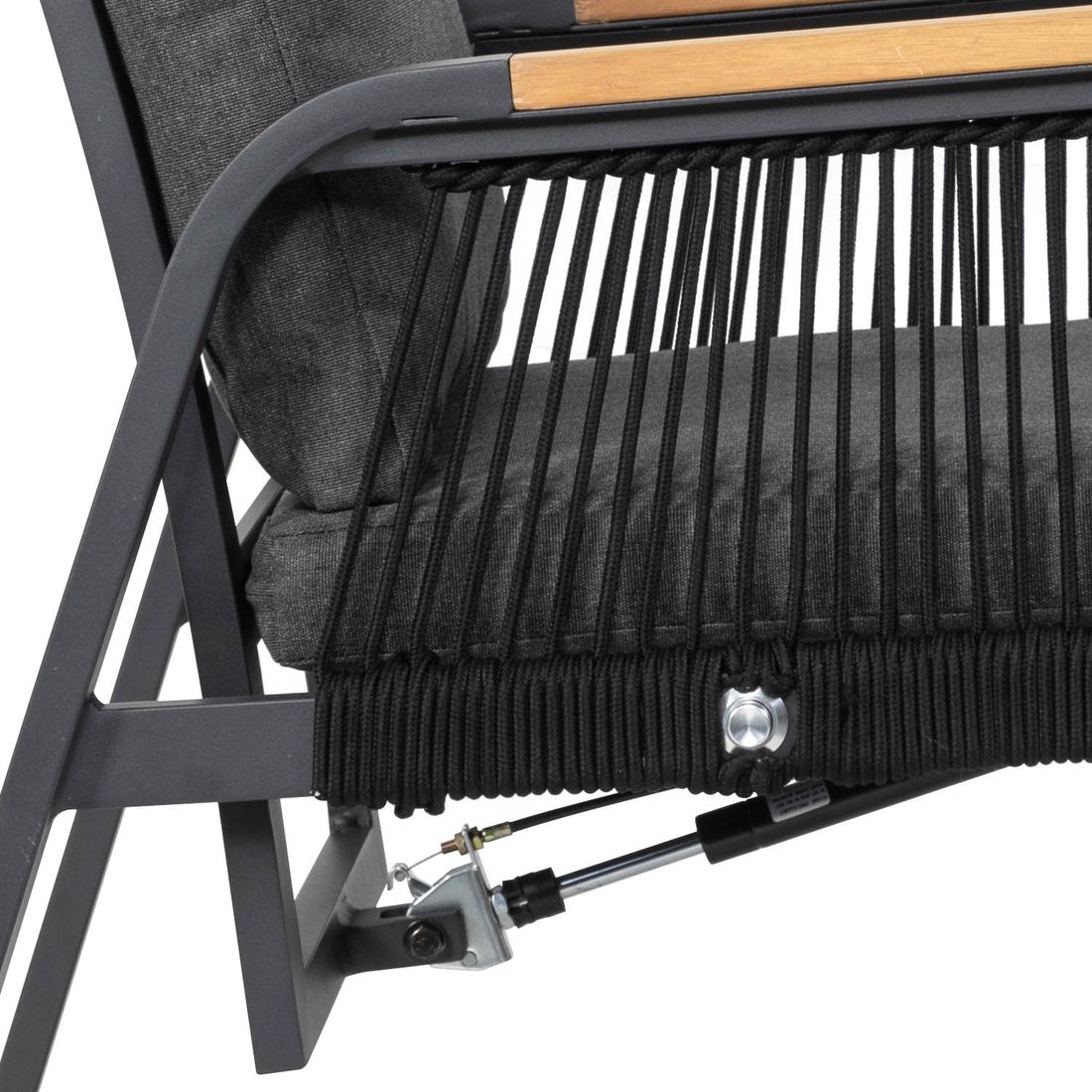 OUTLIV. Siena Gartensessel verstellbar Aluminium/Rope/Spun Polyester