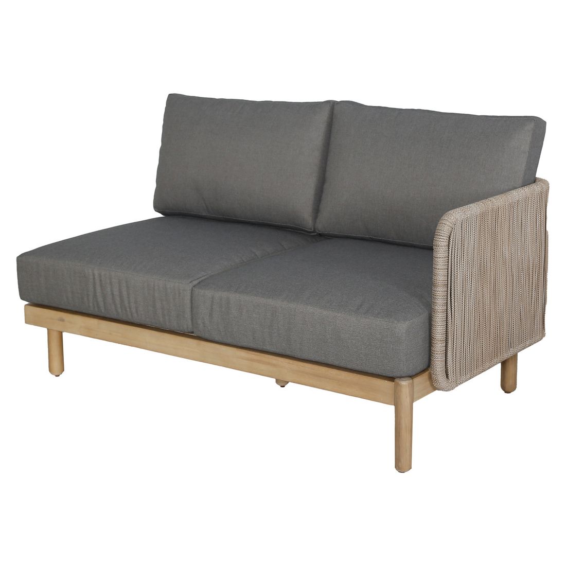 OUTLIV. Avalon Ecklounge inkl. Loungetisch Akazie/Rope/Olefin