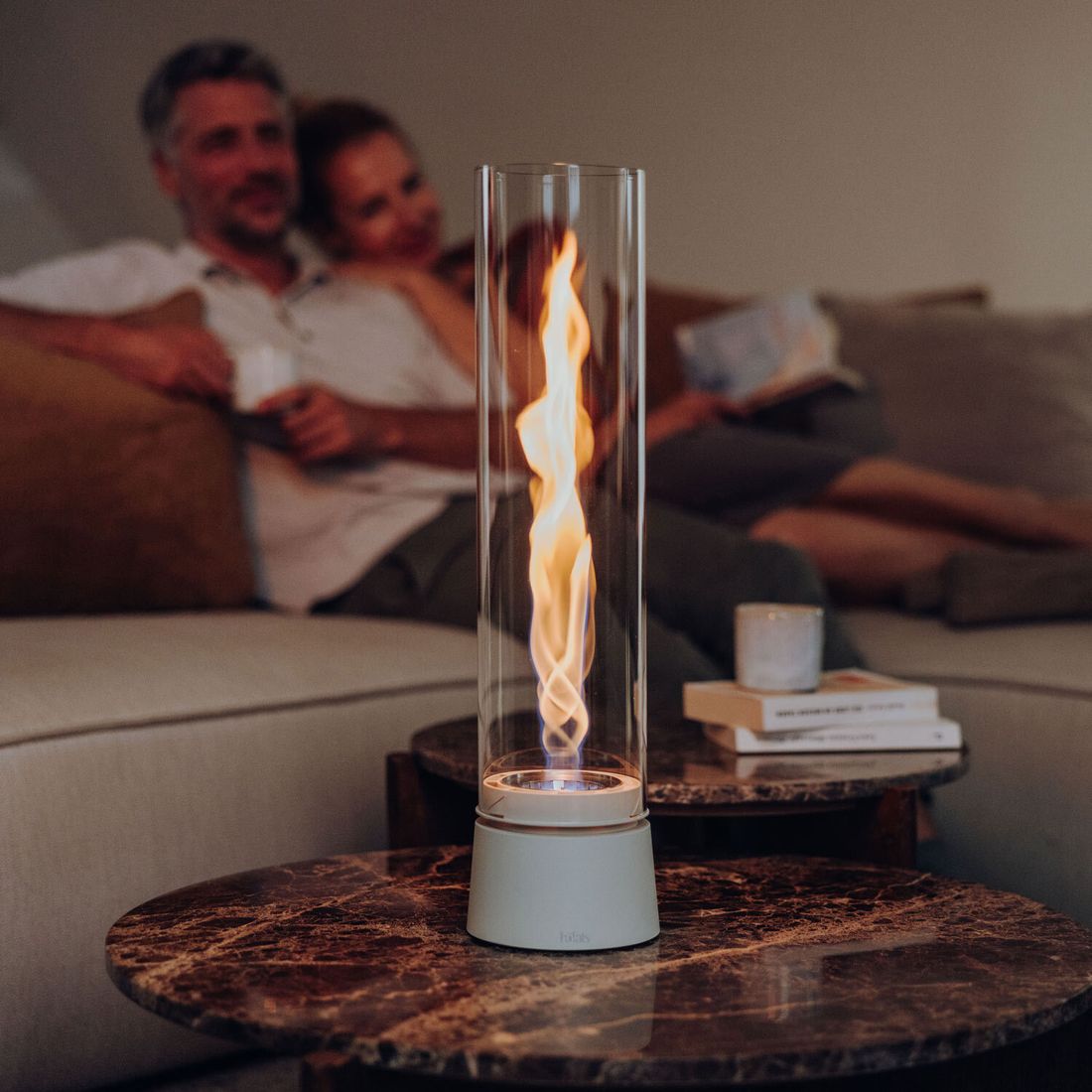höfats SPIN Air 1200 Tischfeuer Ø13,8x54cm