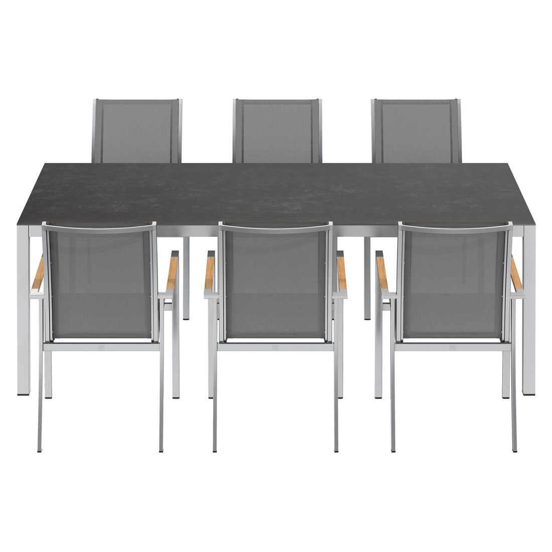OUTLIV. Oviedo Gartenmöbel-Set L (6 Plätze) Tisch 220x100cm