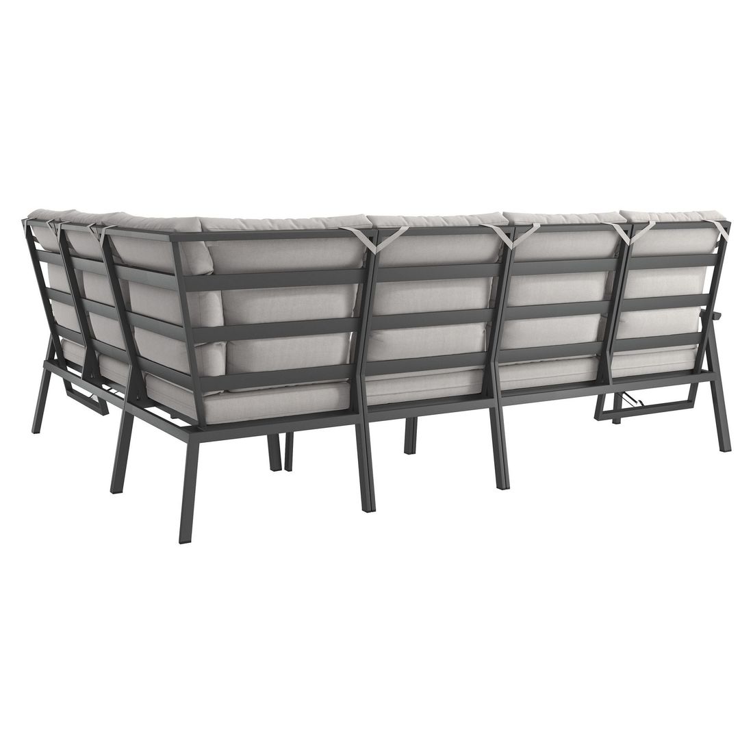 OUTLIV. Milano Dininglounge Tisch 160x90cm Aluminium/Polyester
