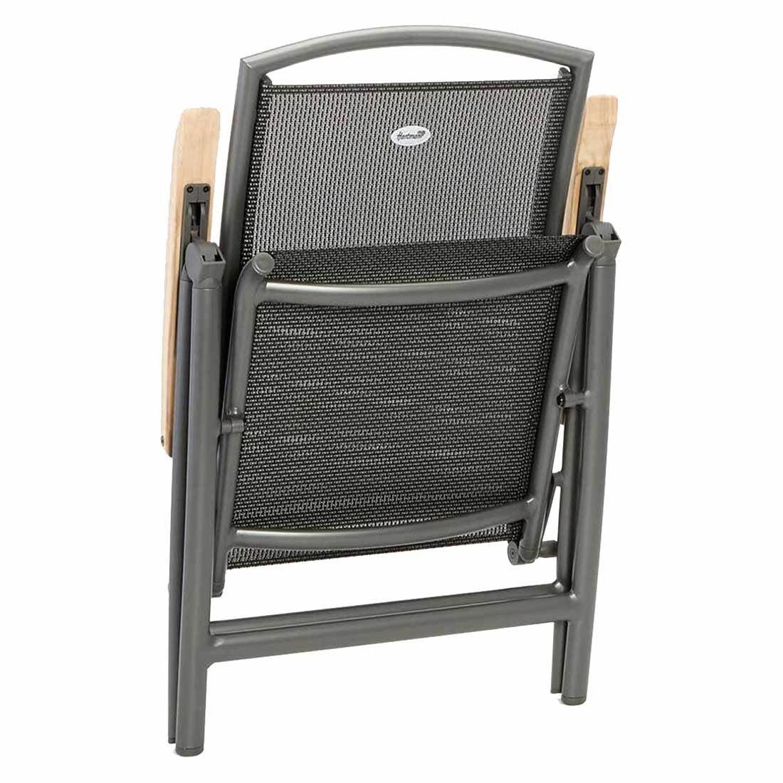 Hartman Raffaelo Gartenmöbel-Set M (4 Plätze) mit OUTLIV. Tisch 160x90cm