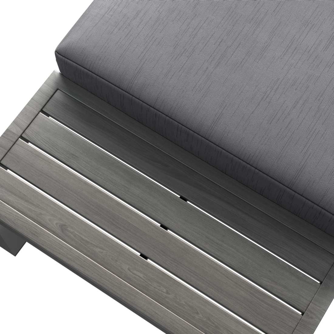 OUTLIV. Morsum Modulare Ecklounge inkl. Loungetisch Aluminium/Spunpolyester