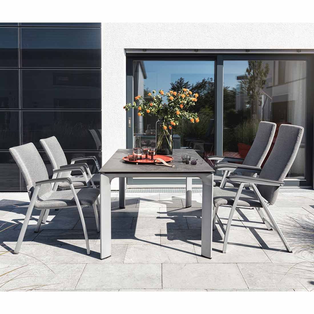 Kettler Diamond Gartentisch-Gestell Aluminium