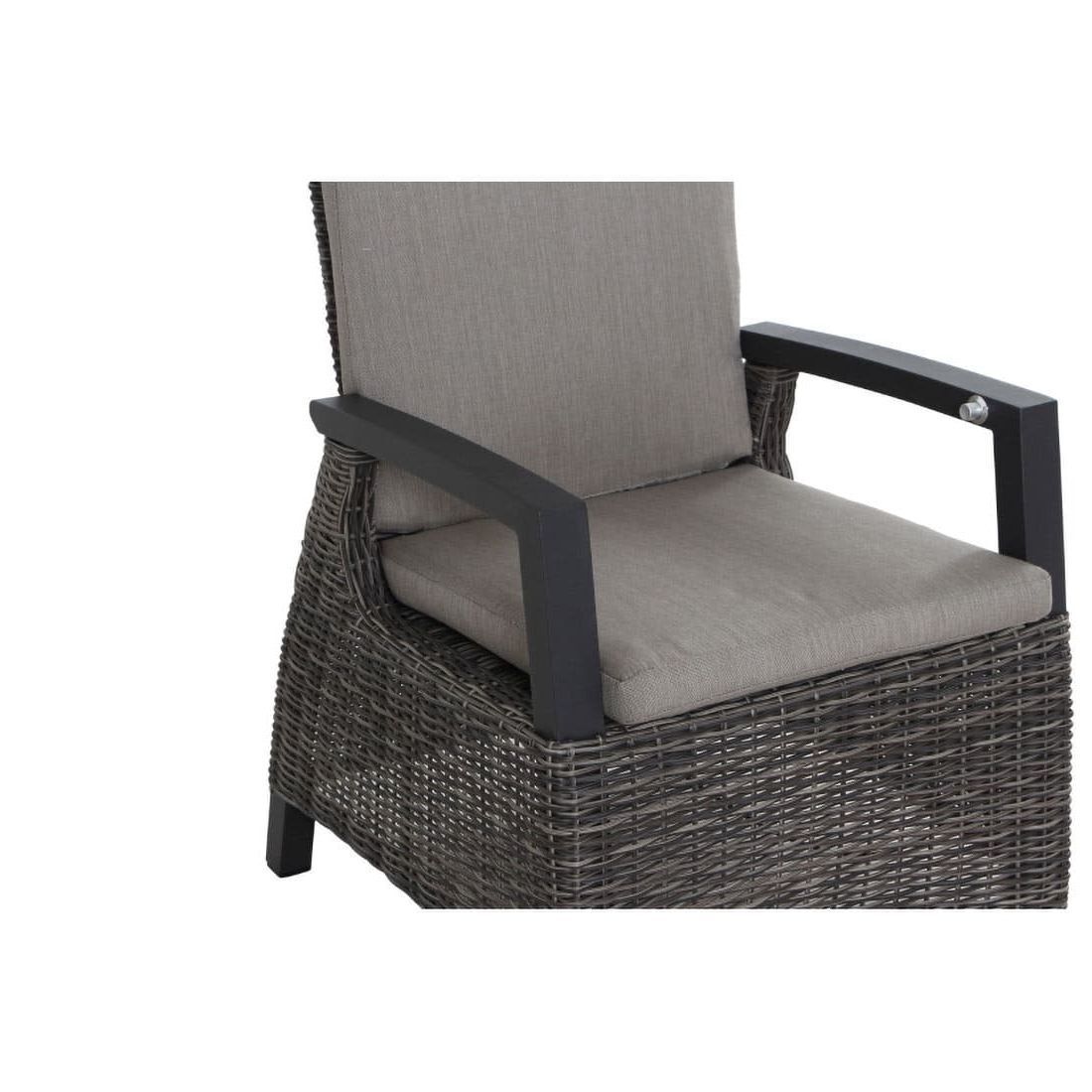 Siena Garden Corido Gartenmöbel-Set M verstellbar (4 Plätze) Tisch 182x100cm