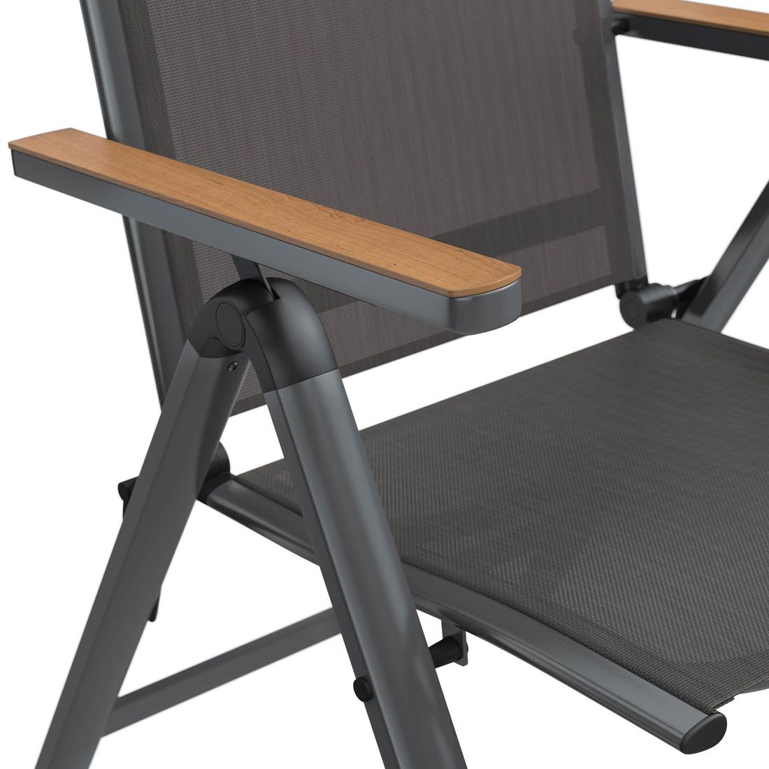 OUTLIV. Jacob Gartenmöbel-Set L verstellbar (6 Plätze) Tisch 200x100cm