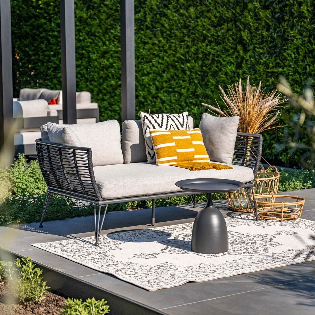 Garden Impressions Melissa Gartenloungesofa Aluminium/Rope/Polyester