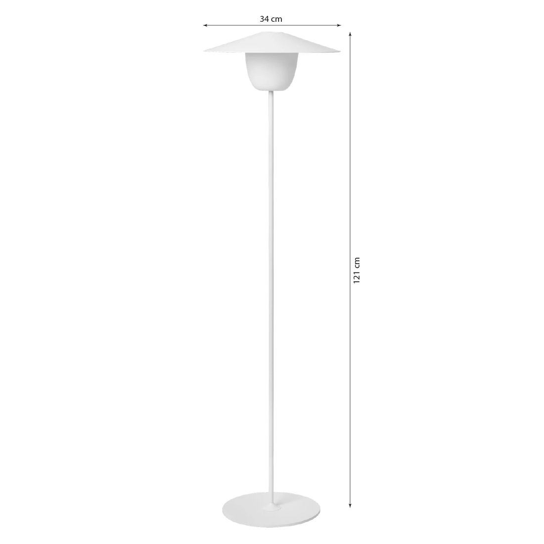 Blomus Ani Lamp Floor Mobile LED-Leuchte Aluminium