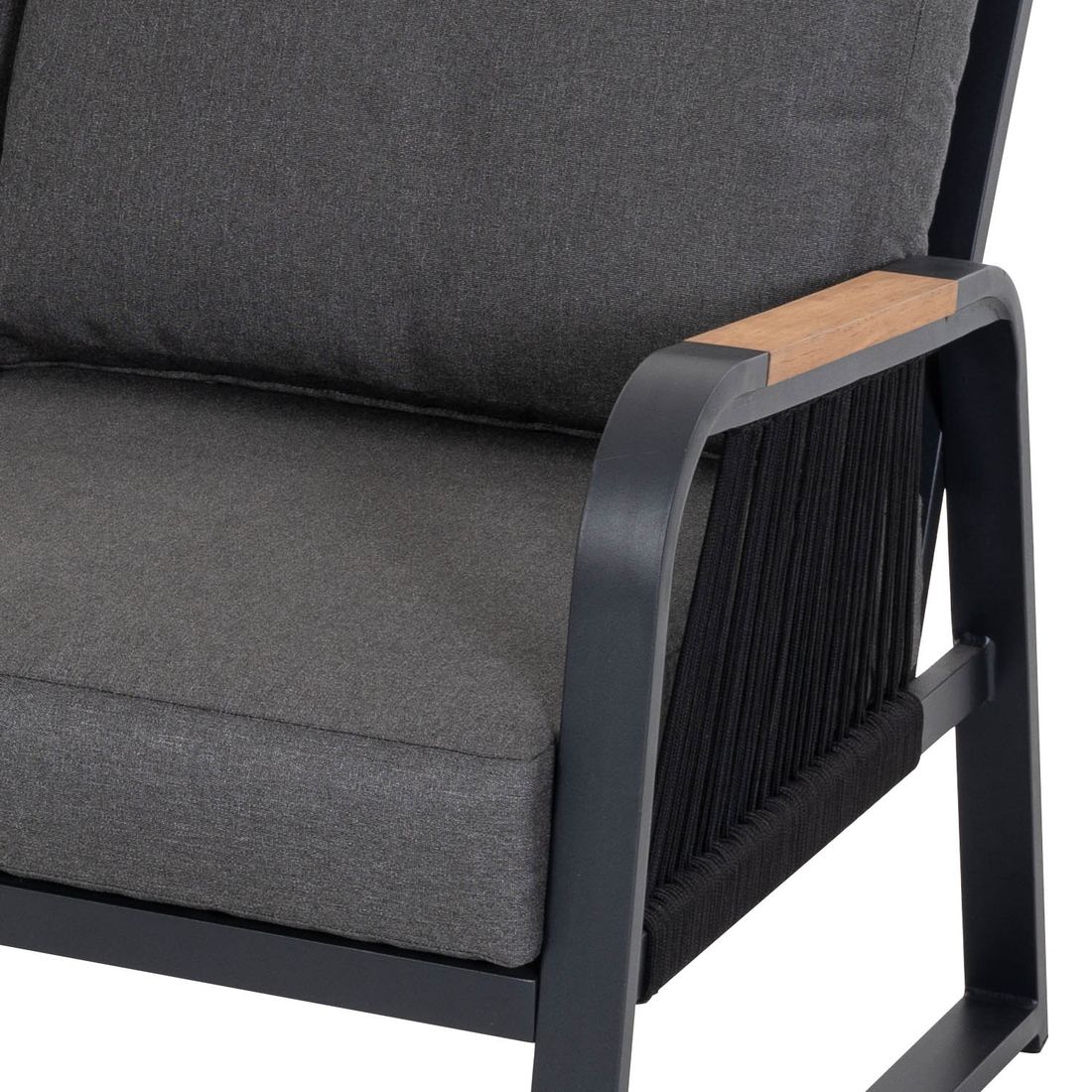 OUTLIV. Siena Ecklounge inkl. Loungetisch Aluminium/Rope/Spunpolyester