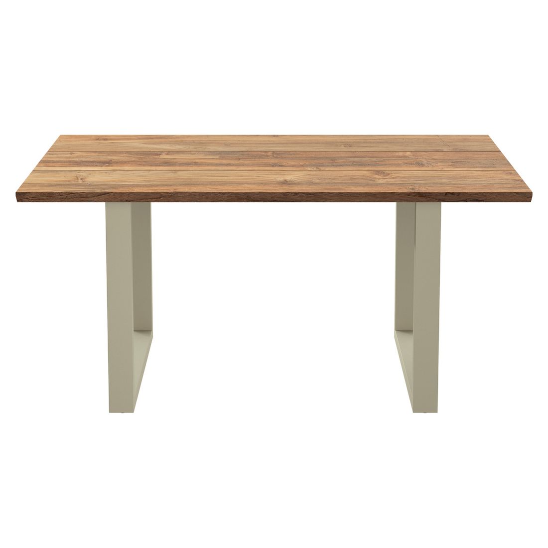 OUTLIV. Negara Gartentisch Edelstahl/Teak recycelt