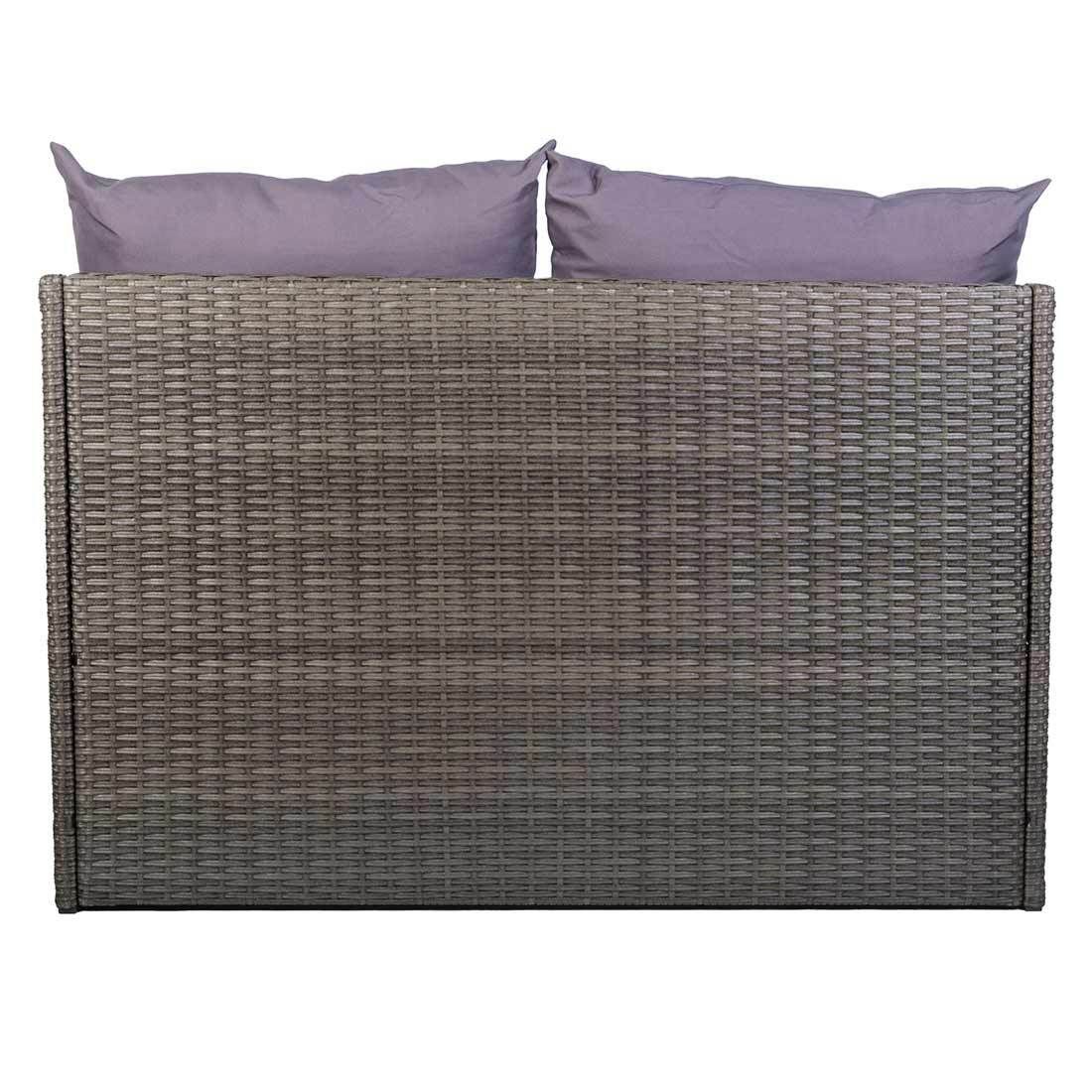 OUTLIV. Multifunktionales Daybed Aluminium/Polyrattan