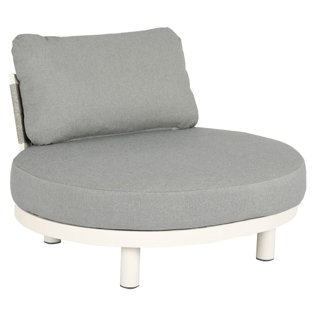 OUTLIV. Washington Deluxe Loungeset inkl. Loungetische Aluminium/Teak/Olefin