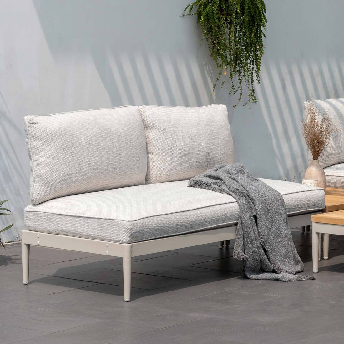 LifestyleGarden Topaz Gartenloungesofa Aluminium/Olefin