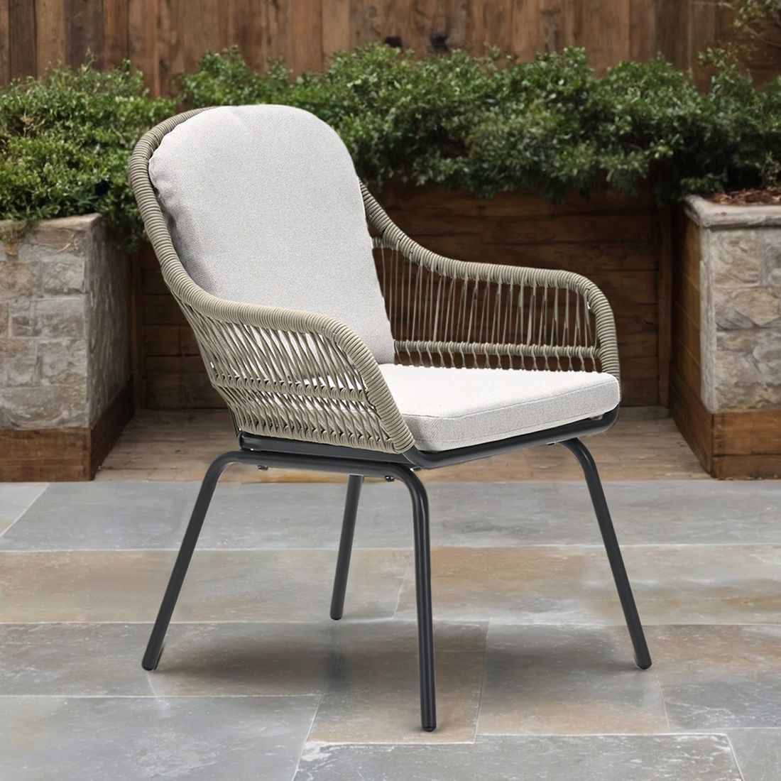 Garden Impressions Triton Gartensessel Aluminium mit Sitz-und Rückenkissen