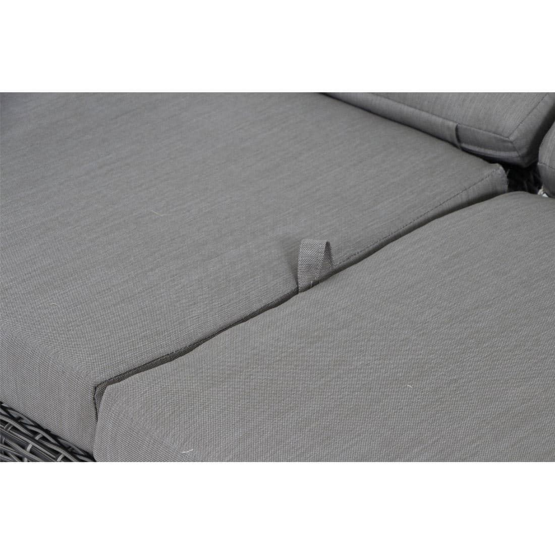 Siena Garden Corido Diningsofa verstellbar Gardino-Geflecht/Polypropylen