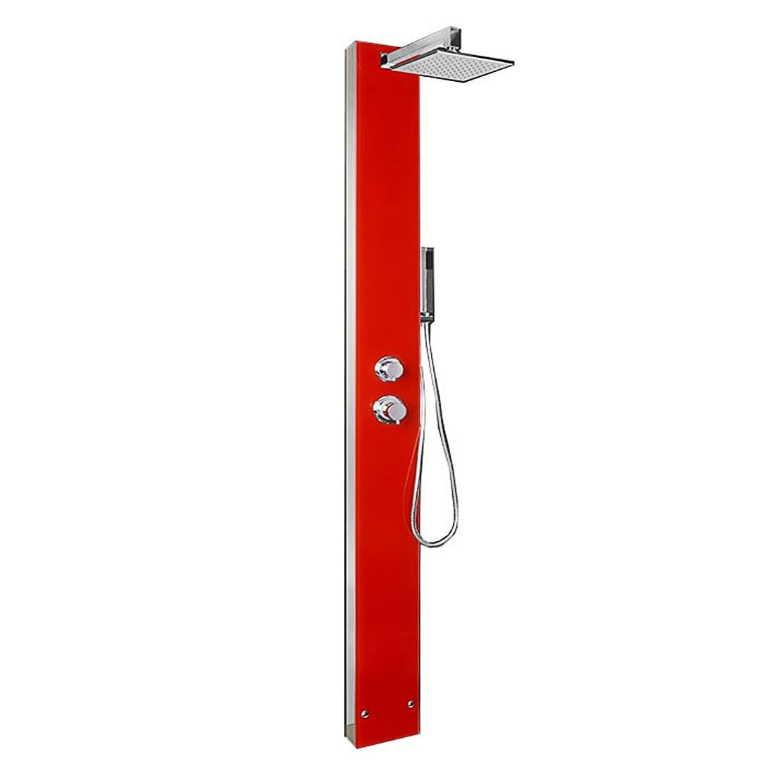 Ideal Saba Garten Solardusche Edelstahl/Glas