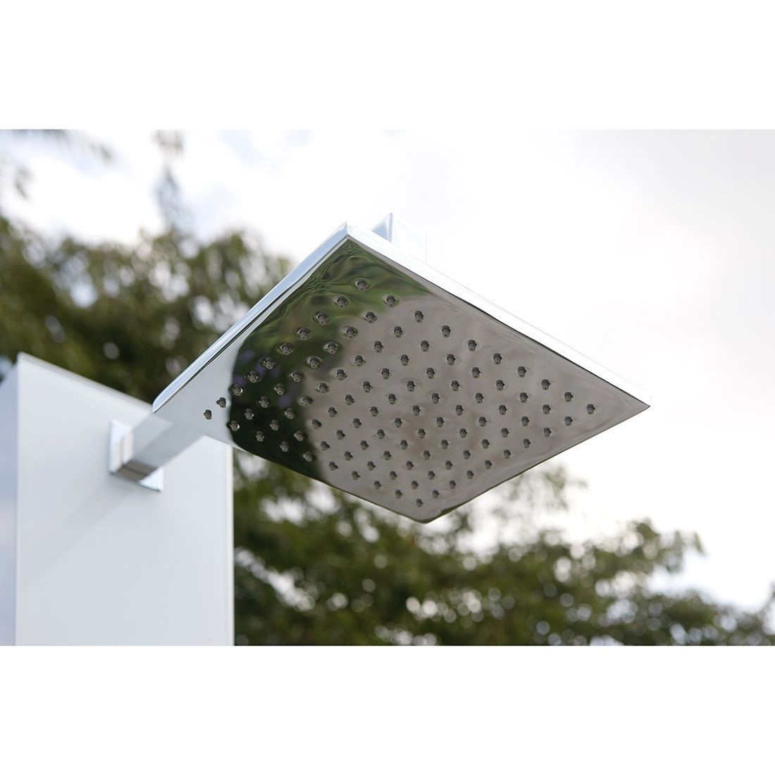 Ideal Saba Garten Solardusche Edelstahl/Glas