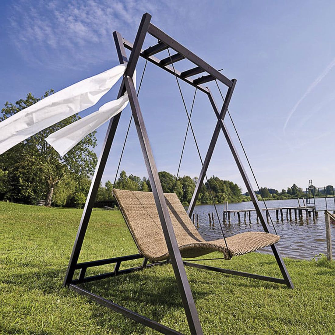 MBM Heaven Swing Gartenliege Geflecht