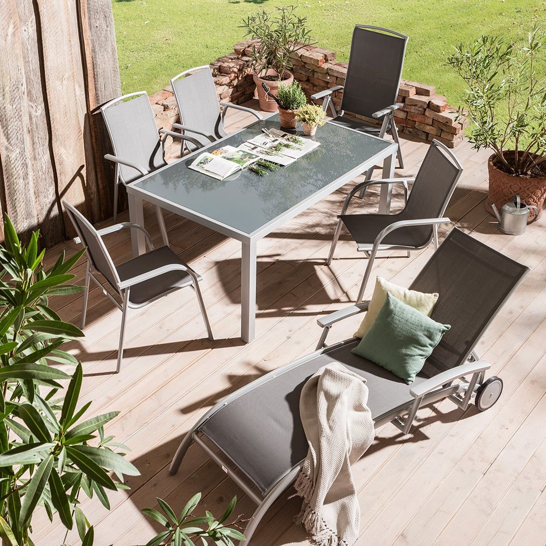 Best Palermo Klappsessel Aluminium/Textilene