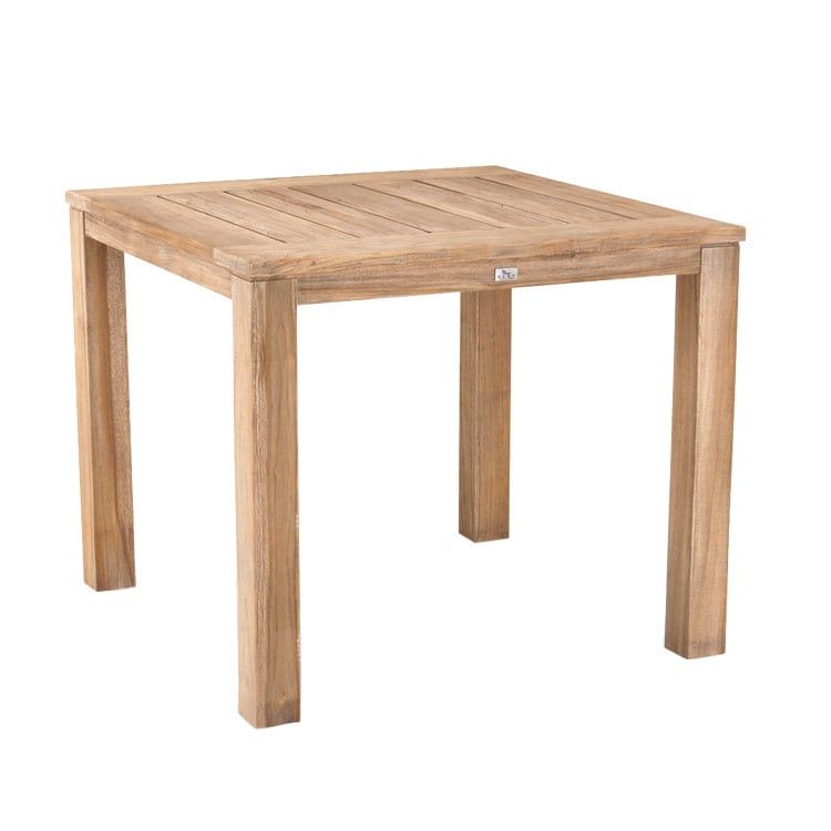 Best Moretti Gartentisch 90x90 cm Old Teak Recycelt